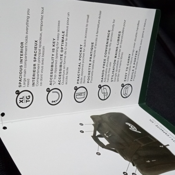 Brand New 32L Black Roots Duffle Bag - Picture 4 of 8